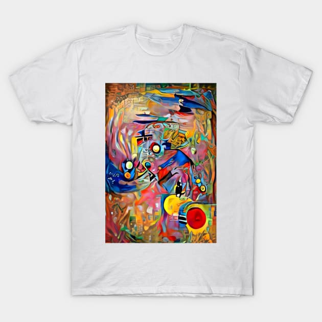 Geometric Pop Art T-Shirt by Dturner29